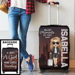 Chase What Makes Your Spirit Soar - Travel Personalized Custom Luggage Cover - Summer Vacation Gift, Gift For Women, Travel Lovers