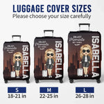 Chase What Makes Your Spirit Soar - Travel Personalized Custom Luggage Cover - Summer Vacation Gift, Gift For Women, Travel Lovers