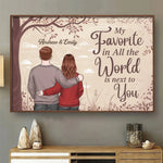 Always Better Together - Couple Personalized Custom Horizontal Poster - Gift For Husband, Wife, Couple