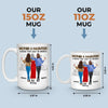 Daughter By Chance, Best Friend By Choice - Family Personalized Custom Mug - Gift For Mom, Daughter