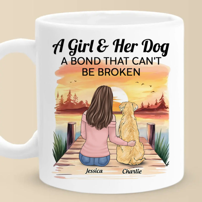 Her Dog, Her Soulmate - Dog Personalized Custom Mug - Gift For Pet Owners, Pet Lovers