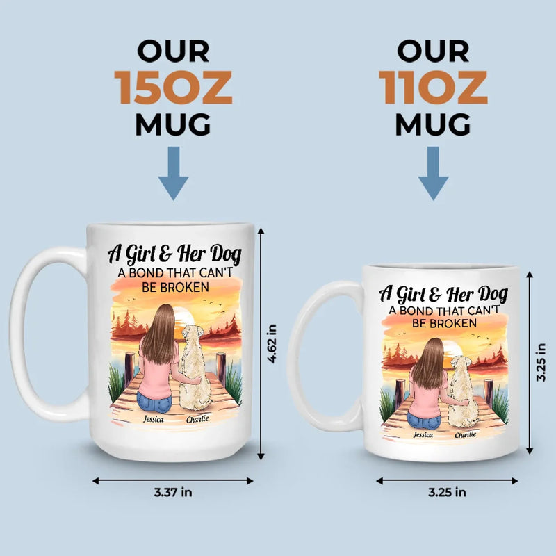 Her Dog, Her Soulmate - Dog Personalized Custom Mug - Gift For Pet Owners, Pet Lovers