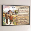 Growing Old With You Is My Favorite Adventure - Couple Personalized Custom Horizontal Poster - Gift For Husband Wife, Anniversary