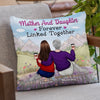 A Relationship Built To Last Forever - Family Personalized Custom Pillow - Gift For Mom, Daughter