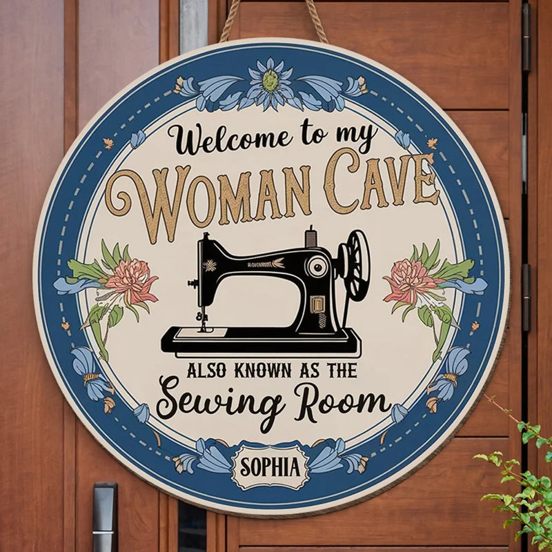 Enter With Love, Leave With Stitches - Family Personalized Custom Shaped Home Decor Wood Sign - House Warming Gift For Yourself, Best Friends, Siblings, Family Members
