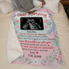 Custom Photo Your Little Kicks Are My Favorite Hugs - Family Personalized Custom Blanket - Baby Shower Gift, Gift For First Mom