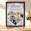 Custom Photo Our Love For You Knows No Bounds
 - Family Personalized Custom 2-Layered Wooden Plaque With Stand - Gift For Mom, Daughter