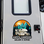 Roam Far, Camp Near - Camping Personalized Custom RV Decal - Gift For Camping Lovers