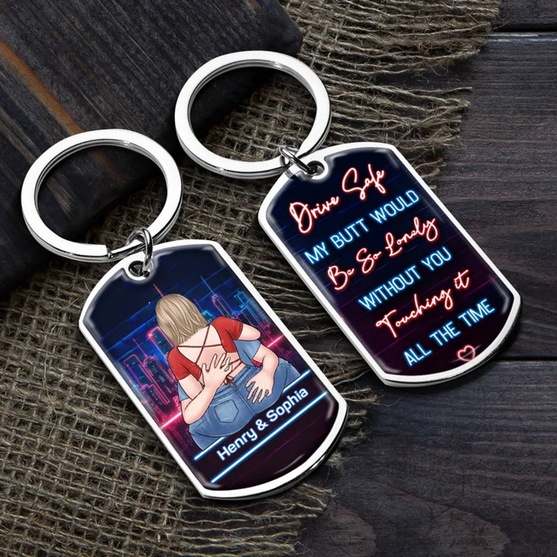 With You, I’ve Found My Forever - Couple Personalized Custom Keychain - Gift For Husband Wife, Anniversary