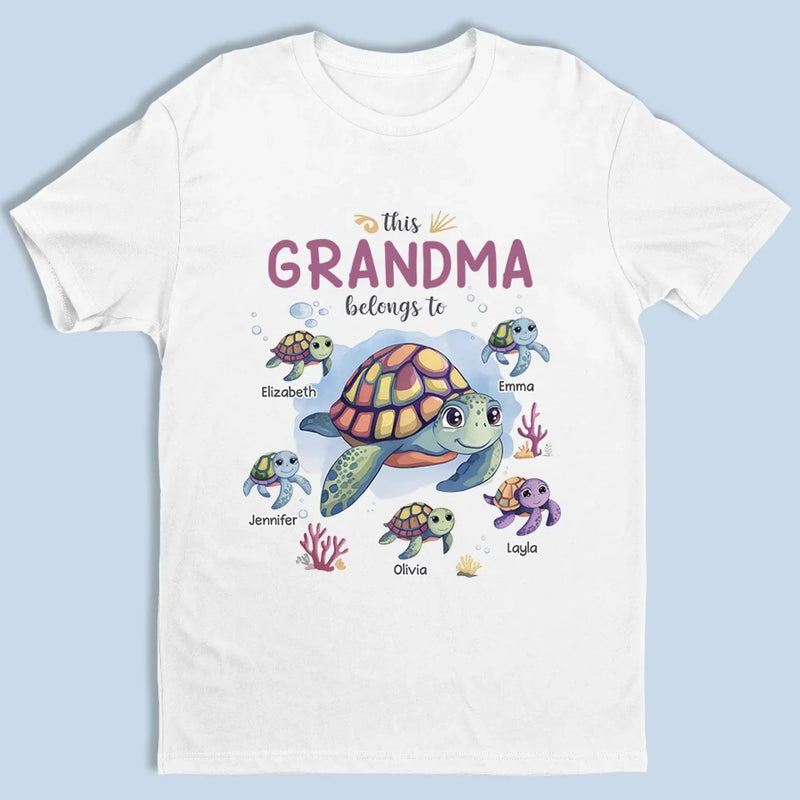 A Grandmother’s Love Is Forever - Family Personalized Custom Unisex T-shirt, Premium T-shirt, Hoodie - Gift For Mom, Grandma