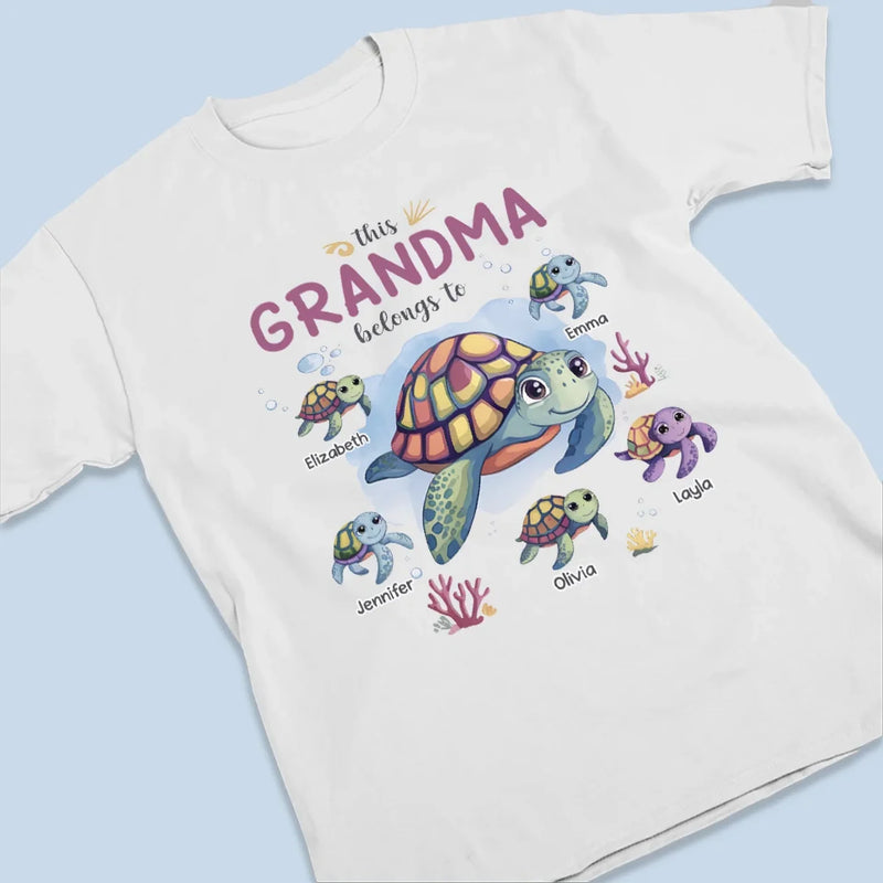 A Grandmother’s Love Is Forever - Family Personalized Custom Unisex T-shirt, Premium T-shirt, Hoodie - Gift For Mom, Grandma