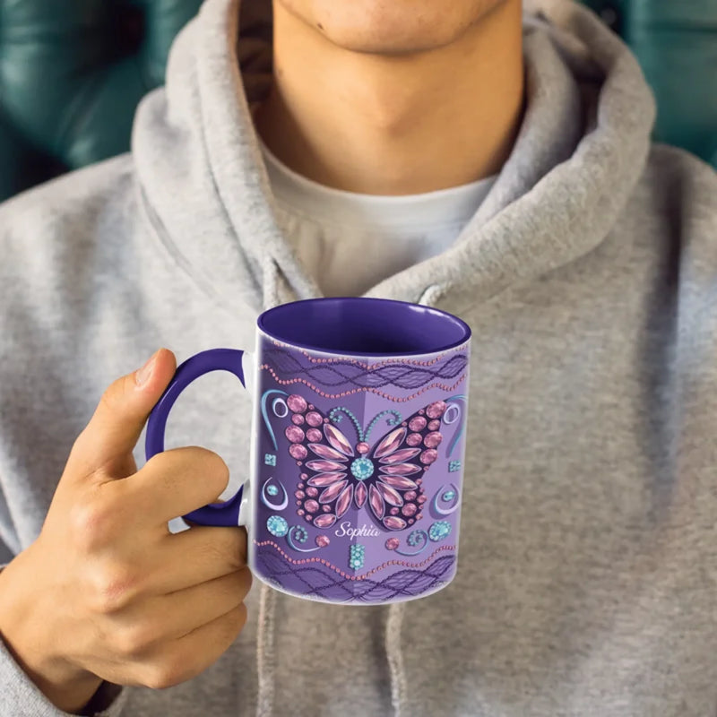 Perfect Gift For Your Loved On - Family Personalized Custom 3D Inflated Effect Printed Accent Mug - Gift For Yourself, Best Friends, Siblings, Family Members