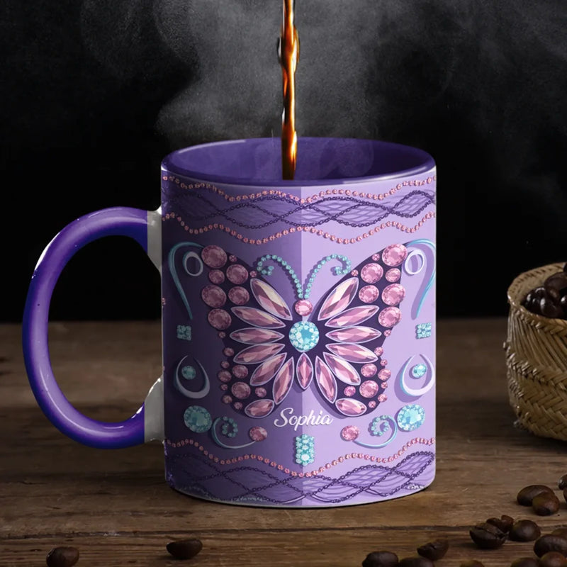 Perfect Gift For Your Loved On - Family Personalized Custom 3D Inflated Effect Printed Accent Mug - Gift For Yourself, Best Friends, Siblings, Family Members