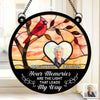 Custom Photo Celebrate Memories That Shine Brightly - Memorial Personalized Window Hanging Suncatcher Ornament - Sympathy Gift For Family Members