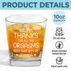 I Love You For Who You Are - Couple Personalized Custom Square Whiskey Glass - Gift For Husband Wife, Anniversary