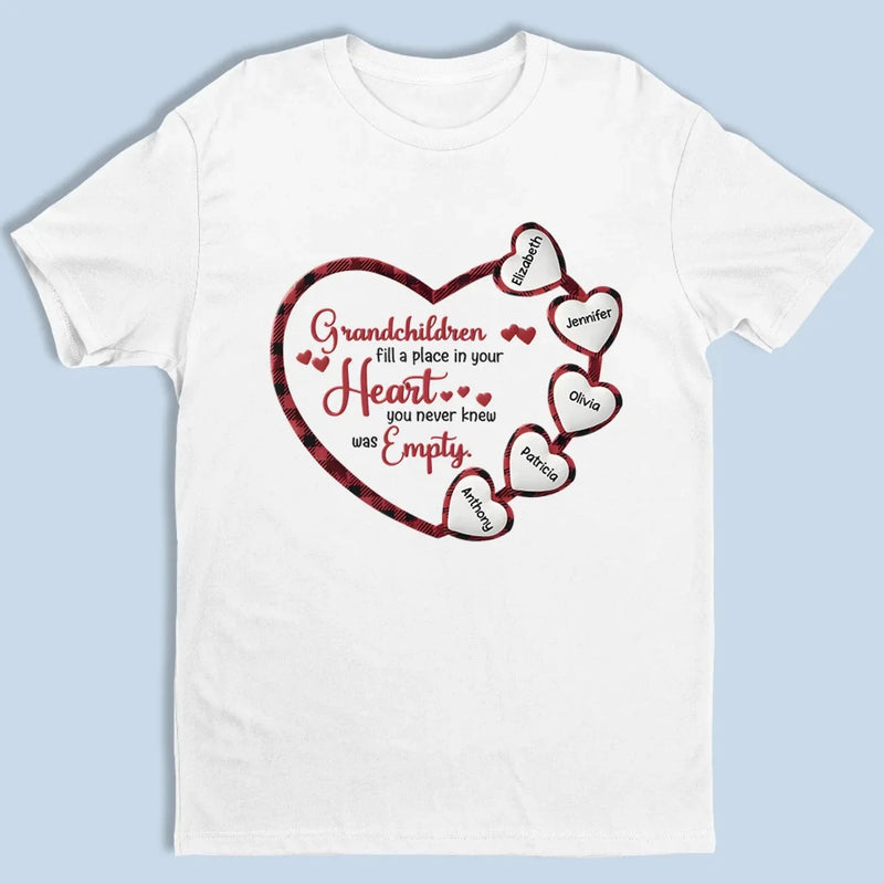 Grandkids Light Up Our Lives - Family Personalized Custom Unisex T-shirt, Premium T-shirt, Hoodie - Gift For Grandma, Grandpa, Grandkid
