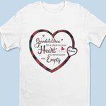 Forever In Grandmother's Heart - Family Personalized Custom Unisex T-shirt, Premium T-shirt, Hoodie - Gift For Grandma, Grandpa