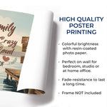 Each Moment Together Is A Piece Of Our Story - Family Personalized Custom Horizontal Poster - Gift For Family