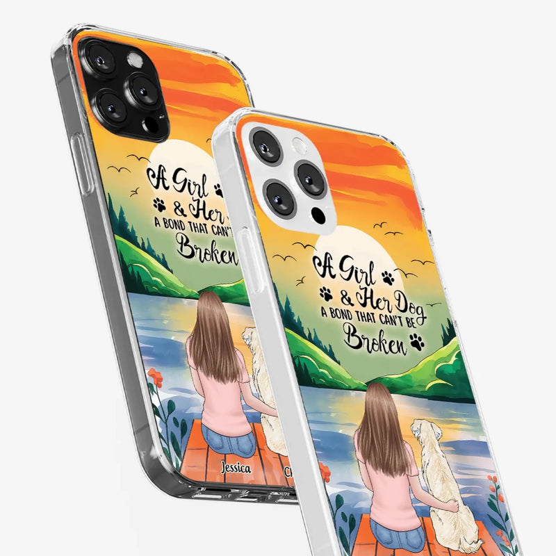Paw-some Love - Dog Personalized Custom Clear Phone Case - Gift For Pet Owners, Pet Lovers