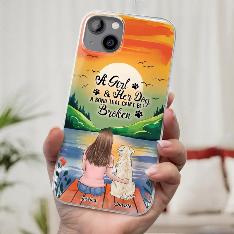 Paw-some Love - Dog Personalized Custom Clear Phone Case - Gift For Pet Owners, Pet Lovers