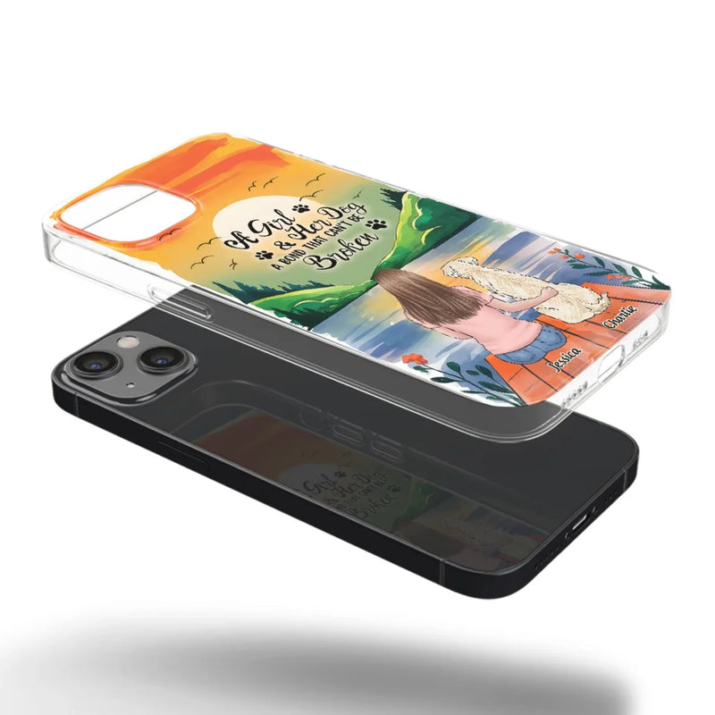 Paw-some Love - Dog Personalized Custom Clear Phone Case - Gift For Pet Owners, Pet Lovers