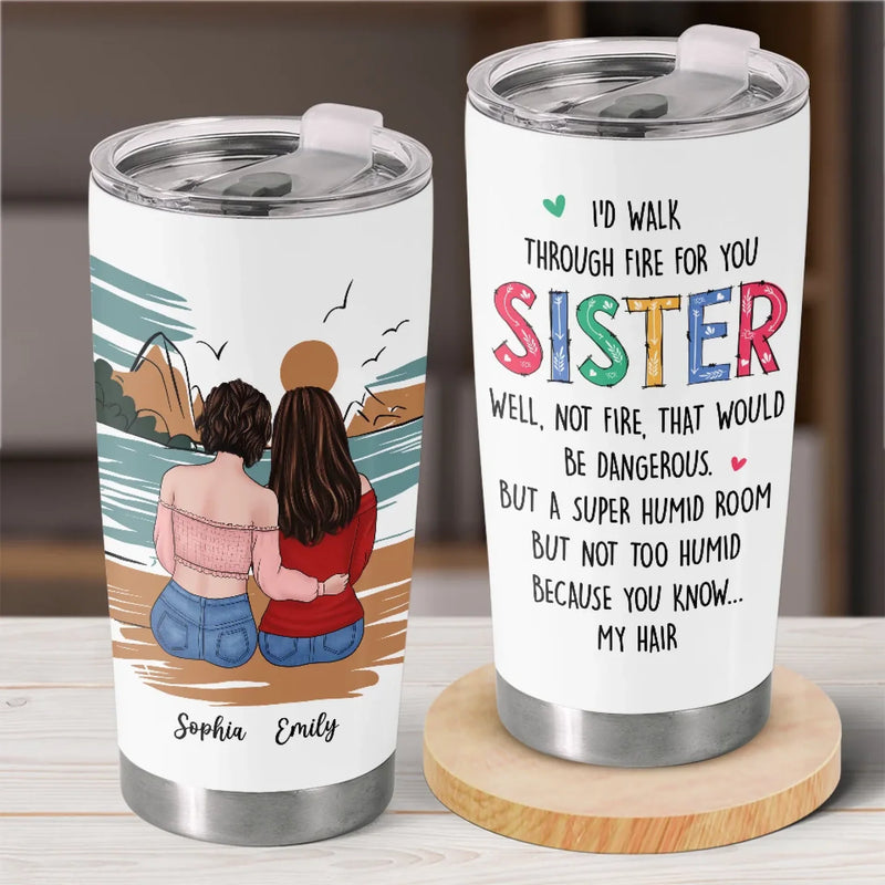 A Thoughtful Gift For Your Besties - Bestie Personalized Custom Tumbler -  Gift For Best Friends, BFF, Sisters