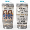Friends Who Slay Together, Stay Together - Bestie Personalized Custom Tumbler -  Gift For Best Friends, BFF, Sisters