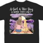 Paws And Love, Forever - Dog Personalized Custom Back Printed Unisex T-shirt, Hoodie, Sweatshirt - Gift For Dog Lovers, Daughters, Sisters