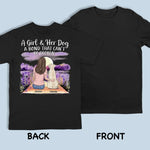 Paws And Love, Forever - Dog Personalized Custom Back Printed Unisex T-shirt, Hoodie, Sweatshirt - Gift For Dog Lovers, Daughters, Sisters