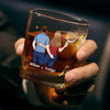 Forever Annoyingly In Love With You - Couple Personalized Custom Square Whiskey Glass - Gift For Husband Wife, Anniversary
