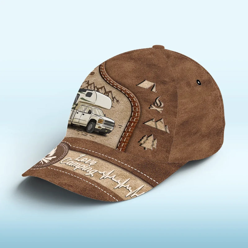 Home Is Where You Pitch It - Camping Personalized Custom Hat, All Over Print Classic Cap - Gift For Camping Lovers