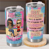 We’re Chaos And Laughter - Bestie Personalized Custom Tumbler -  Gift For Best Friends, BFF, Sisters