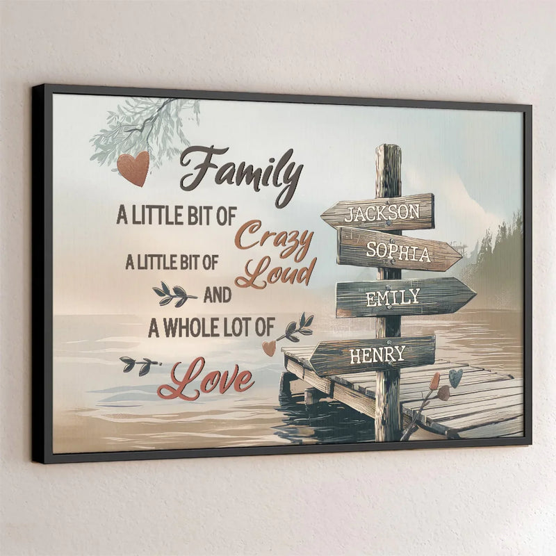 A Beautiful Way To Remember What Matters Most - Family Personalized Custom Horizontal Poster - Gift For Family Members