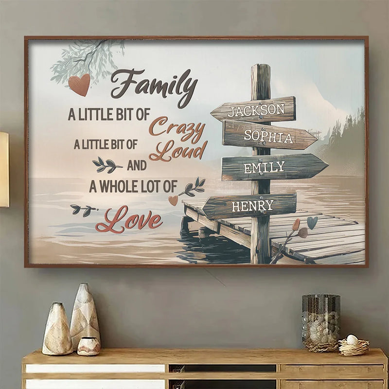 A Beautiful Way To Remember What Matters Most - Family Personalized Custom Horizontal Poster - Gift For Family Members