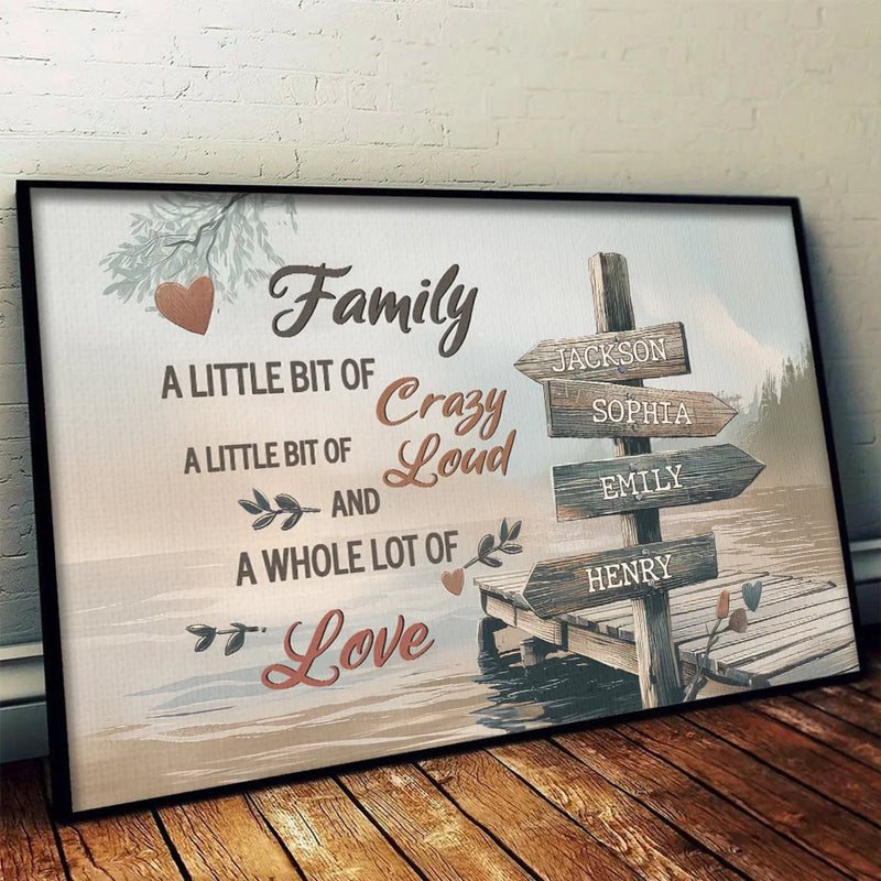 A Beautiful Way To Remember What Matters Most - Family Personalized Custom Horizontal Poster - Gift For Family Members