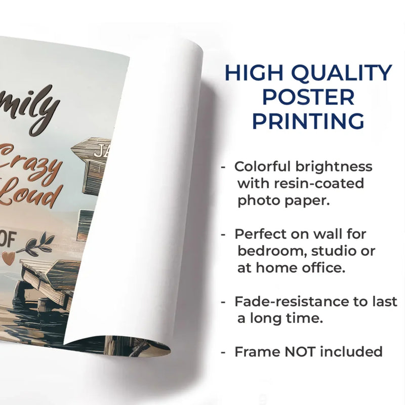 A Beautiful Way To Remember What Matters Most - Family Personalized Custom Horizontal Poster - Gift For Family Members