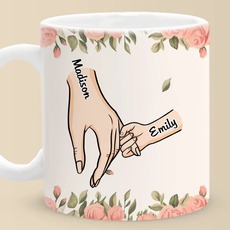 A Grandmother's Love Is Forever And Always - Family Personalized Custom Mug - Gift For Mom, Grandma