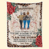 I Am The Storm - Family Personalized Custom Blanket - Mother's Day, Gift For Mom, Grandma