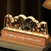 Let Her Know Her Love Lights Up Your Life - Family  Personalized Custom Acrylic Block 3D LED Night Light - Gift For Mom, Daughter