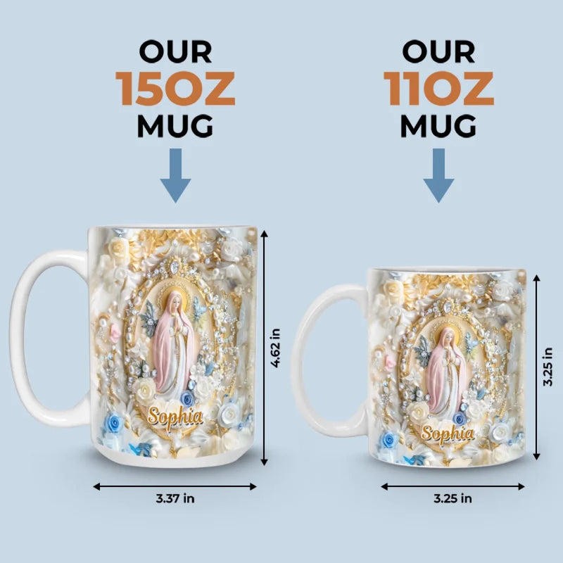 Faith And Love, Always - Family Personalized Custom 3D Inflated Effect Printed Mug - Gift For Yourself, Best Friends, Siblings, Family Members