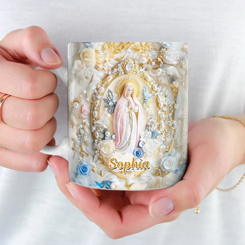 Faith And Love, Always - Family Personalized Custom 3D Inflated Effect Printed Mug - Gift For Yourself, Best Friends, Siblings, Family Members