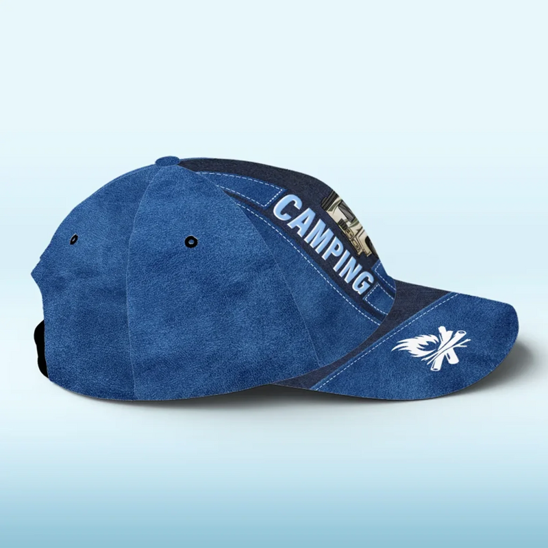 Making Memories At Campsite - Camping Personalized Custom Hat, All Over Print Classic Cap - Gift For Camping Lovers