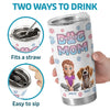 Life Is Better With Fur - Dog & Cat Personalized Custom 3D Inflated Effect Printed Tumbler - Gift For Pet Owners, Pet Lovers