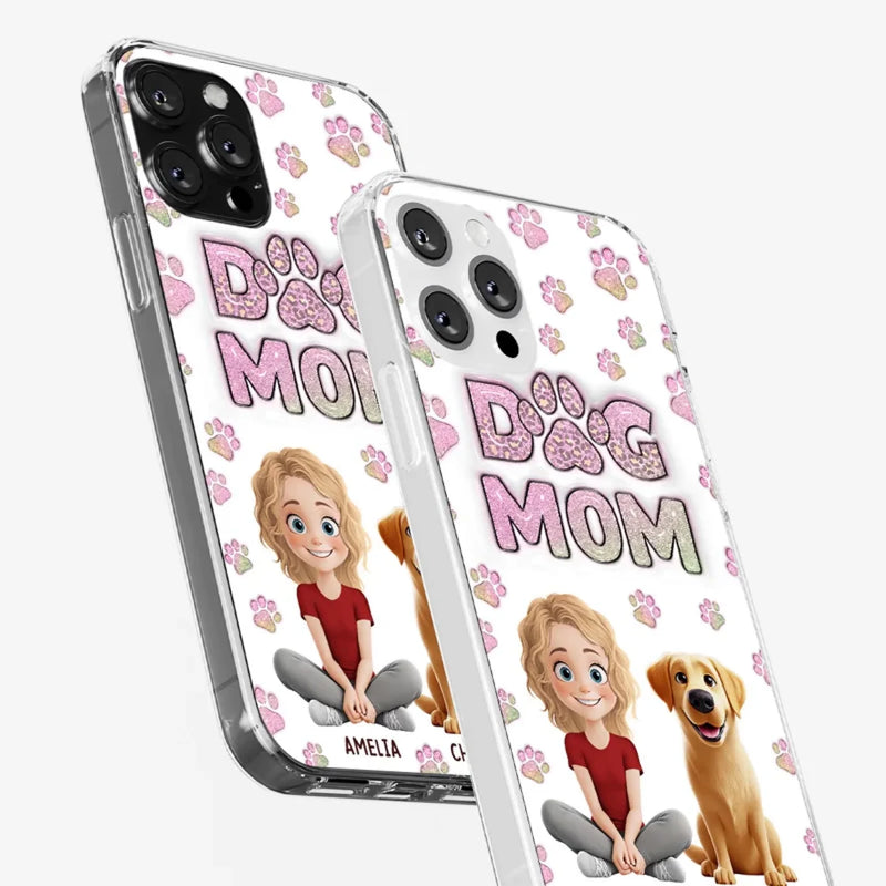 Home Is Where The Paws Are - Dog & Cat Personalized Custom 3D Inflated Effect Printed Clear Phone Case - Gift For Pet Owners, Pet Lovers