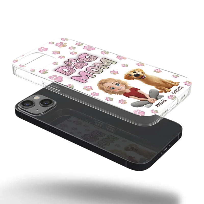 Home Is Where The Paws Are - Dog & Cat Personalized Custom 3D Inflated Effect Printed Clear Phone Case - Gift For Pet Owners, Pet Lovers