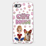 Home Is Where The Paws Are - Dog & Cat Personalized Custom 3D Inflated Effect Printed Clear Phone Case - Gift For Mom, Dog Lovers