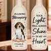 Custom Photo Your Wings Were Ready But My Heart Was Not - Memorial Personalized Custom Bottle Lamp - Sympathy Gift For Pet Owners, Pet Lovers