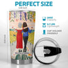 From Childhood To Forever, Best Friends - Family Personalized Custom Tumbler - Gift For Mom, Daughter