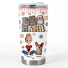 Furry Love Never Fades - Dog & Cat Personalized Custom 3D Inflated Effect Printed Tumbler - Gift For Pet Owners, Pet Lovers