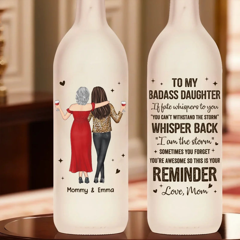 I’ll Always Remind You - Family Personalized Custom Bottle Lamp - Gift For Mom, Daughter